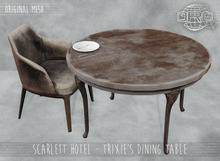 -DRD- Scarlett Hotel - Trixie's dining table (add)