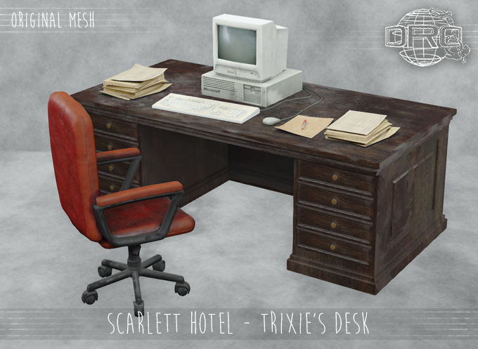 -DRD- Scarlett Hotel - Trixie's desk  (add)