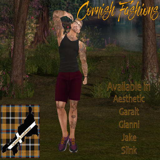 Cornish Fashions Shorts Red