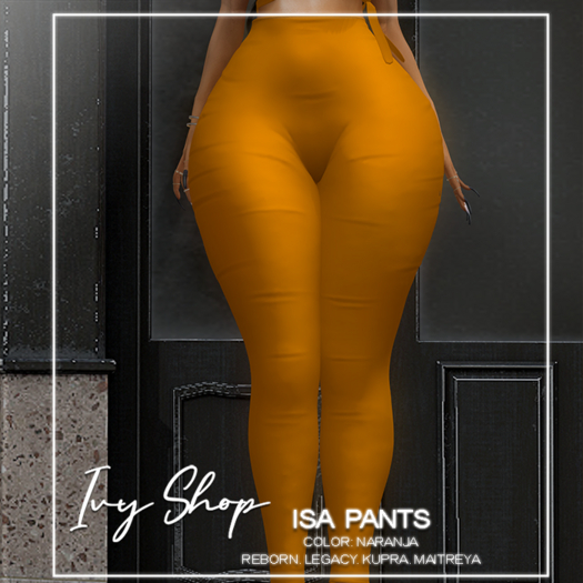 TIS x Isa Pants - Naranja