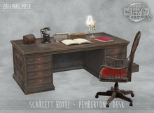 -DRD- Scarlett Hotel - Pemberton's desk (add)