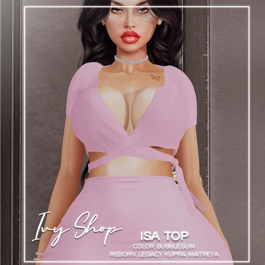 TIS x Isa Top - Bubblegum