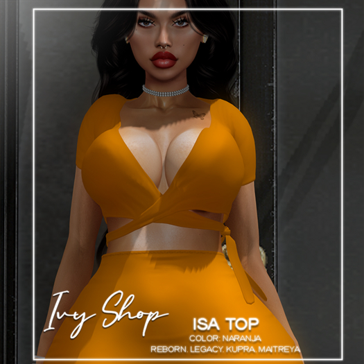 TIS x Isa Top - Naranja