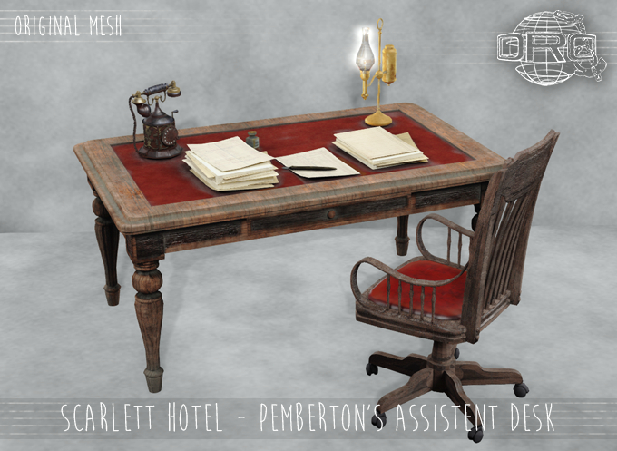 -DRD- Scarlett Hotel - Pemberton's assistent desk (add)