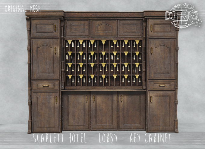 -DRD- Scarlett Hotel - Lobby - Key cabinet (add)