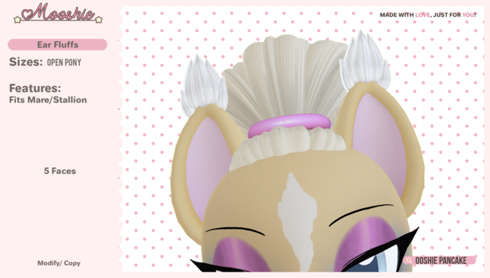 M. Ear Fluffs - Open Pony [Unpacker]