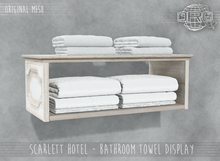 -DRD- Scarlett Hotel - Bathroom towel display (add)