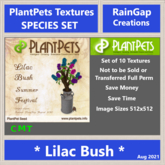 PLANTPETS TEXTURES SET LILAC BUSH (10)