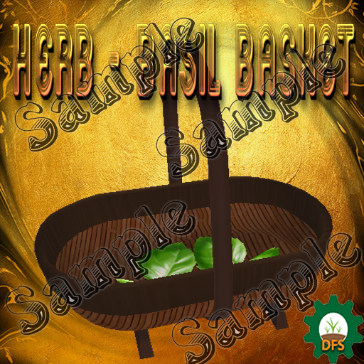 DFS Texture Herb - Basil Basket