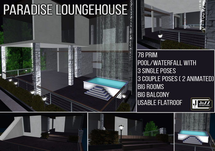 .::MV::. Paradise Loungehouse with Waterfall
