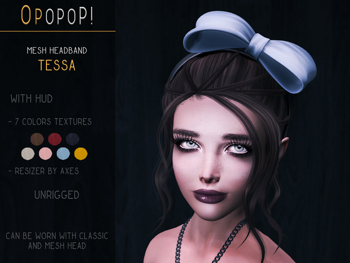 OPOPOP ! Mesh Headband TESSA V#1