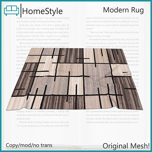 {HS} Modern Rug Earth