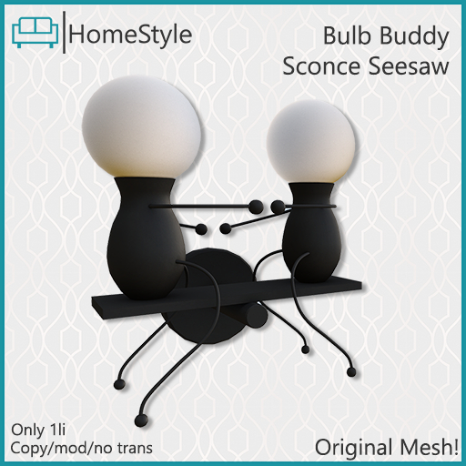 {HS} Bulb Buddies Sconce Seesaw