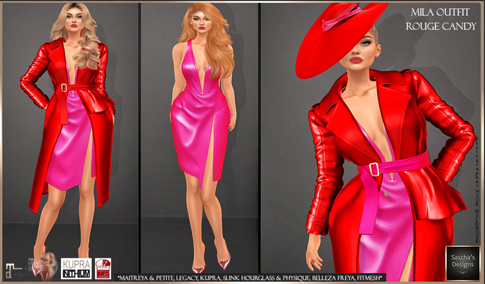 SAS - Mila Rouge Candy Outfit (MB & FM)  