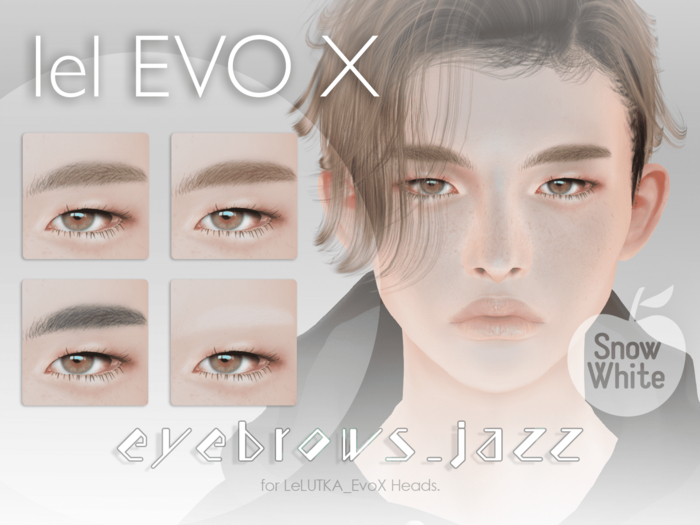 ::SnowWhite:: eyebrows_jazz_LeLUTKA_EvoX
