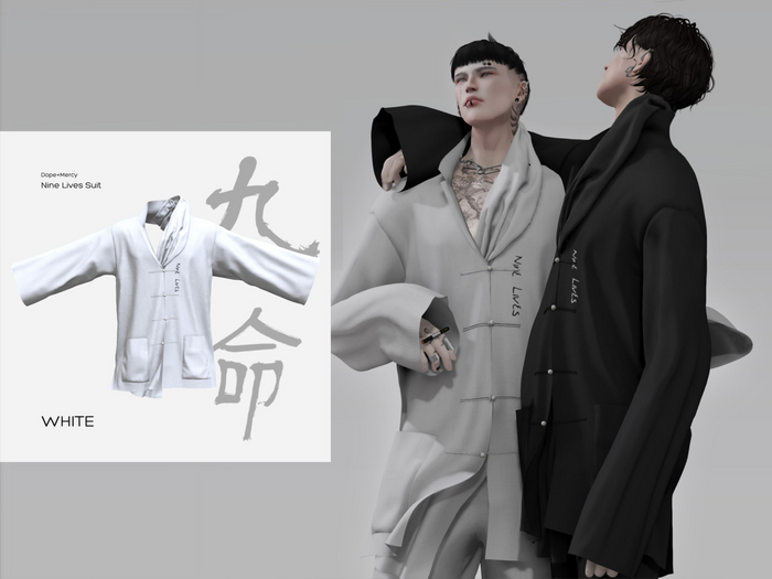 [Dope+Mercy] Nine Lives Suit_White