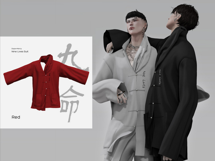 [Dope+Mercy] Nine Lives Suit_Red