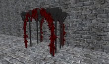 red black gothic vampire Flower Arch Roses