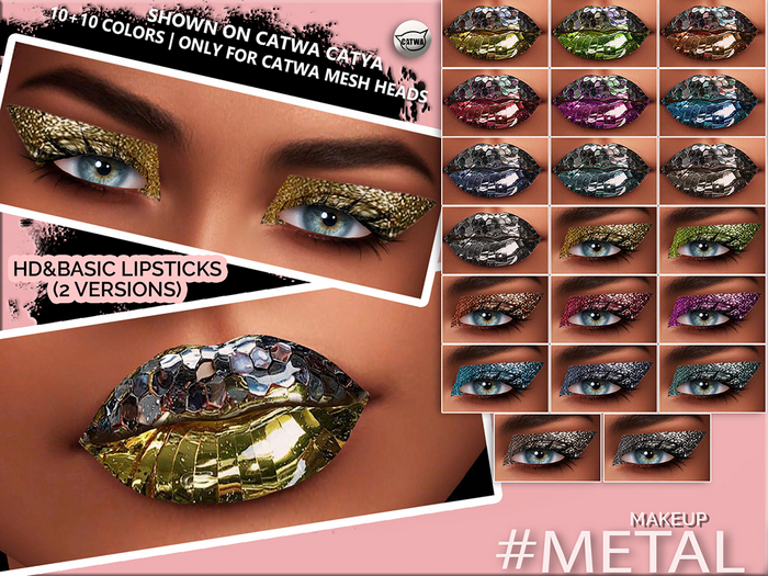 Sintiklia. - Makeup Metal HD&regular(CATWA)