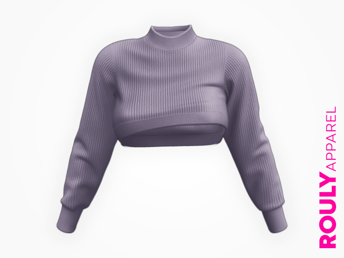 ROULY :: "Mount Everest" Fluffy Sweater - Silver