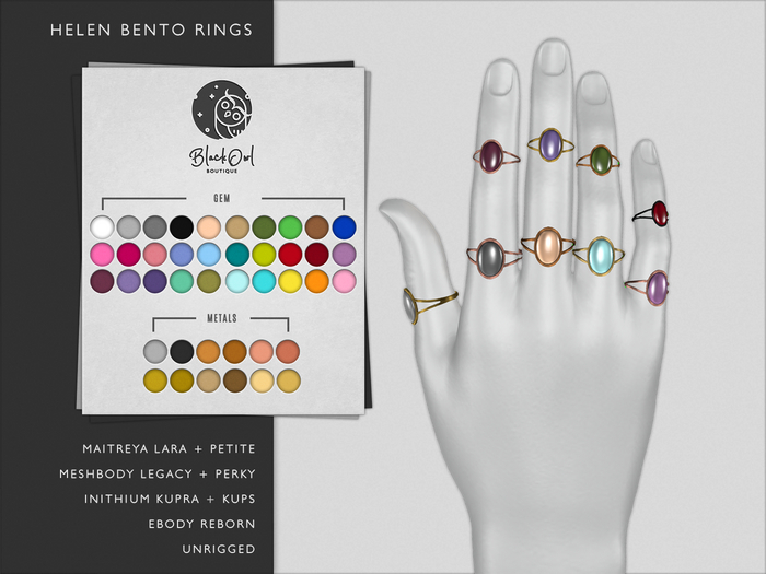 Black Owl - Helen - Bento Ring & HUD