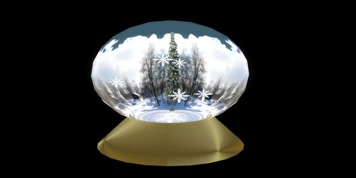 Snowy Scene Snow Globe 2018 (C/M)