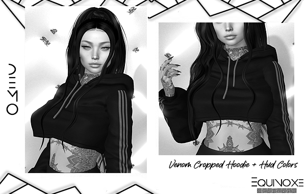 .E. Venom Cropped Hoodie [DEMO]