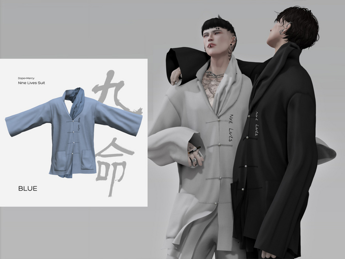 [Dope+Mercy] Nine Lives Suit_Blue