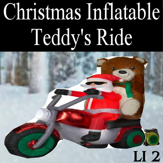 Christmas Inflatable Teddy's Ride