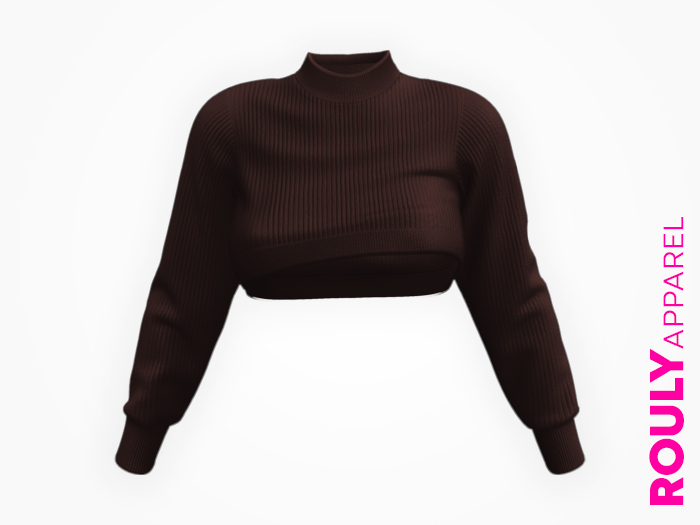 ROULY :: "Mount Everest" Fluffy Sweater - Choko