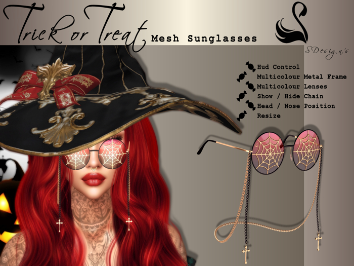SDesign's <<Trick or Treat>> Mesh Sunglasses