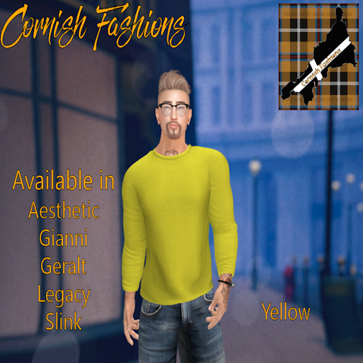 Cornish Fashions Linen Shirt yellow