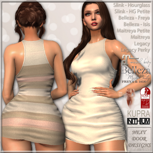 Lil Bit Ruched Tank - Spring Fatpack: Belleza Freya, Isis, Maitreya, Legacy, Inithium Kupra, Slink Hourglass, Standard