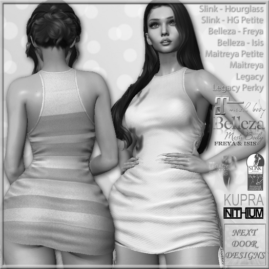 Lil Bit Ruched Tank - Spring DEMO: Belleza Freya, Isis, Maitreya, Legacy, Inithium Kupra, Slink Hourglass, Standard