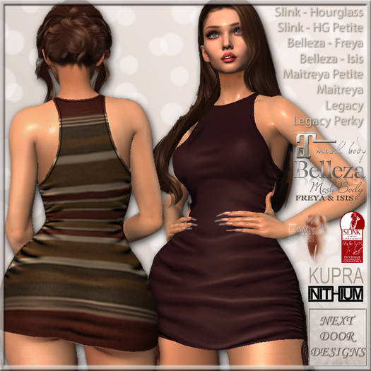 Lil Bit Ruched Tank - Fall Fatpack: Belleza Freya, Isis, Maitreya, Legacy, Inithium Kupra, Slink Hourglass, Standard