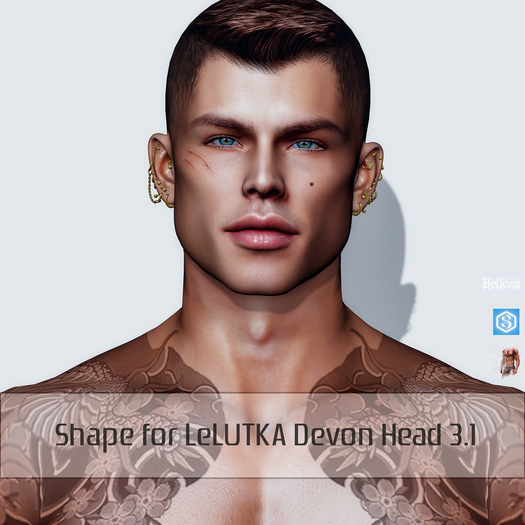 Jon - Shape for LeLUTKA Devon Head 3.1