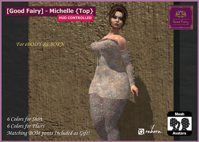 [Good Fairy] - Michelle {Top} eBODY REBORN *FATPACK*