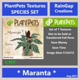 PLANTPETS TEXTURES SET MARANTA (7)