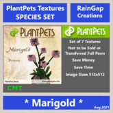 PLANTPETS TEXTURES SET MARIGOLD (7)