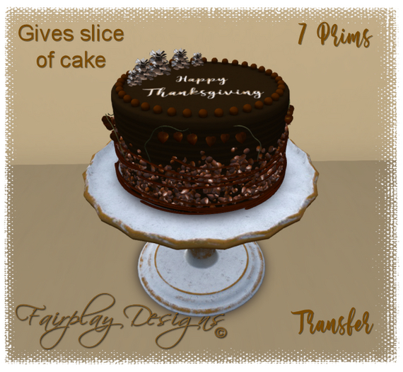 ~Deluxe Thanksgiving Cake ~
