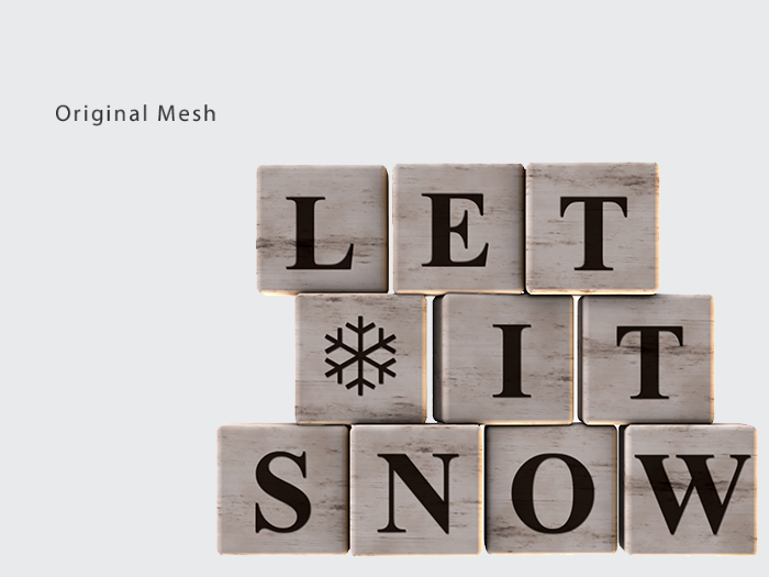 ACORN Let It Snow Blocks