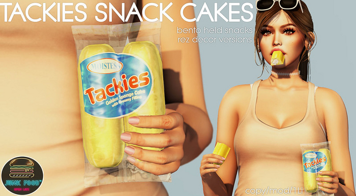 Junk Food - Tackies Snack Cakes