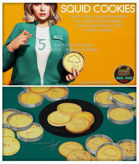 Junk Food - Squid Cookies (Fatpack)