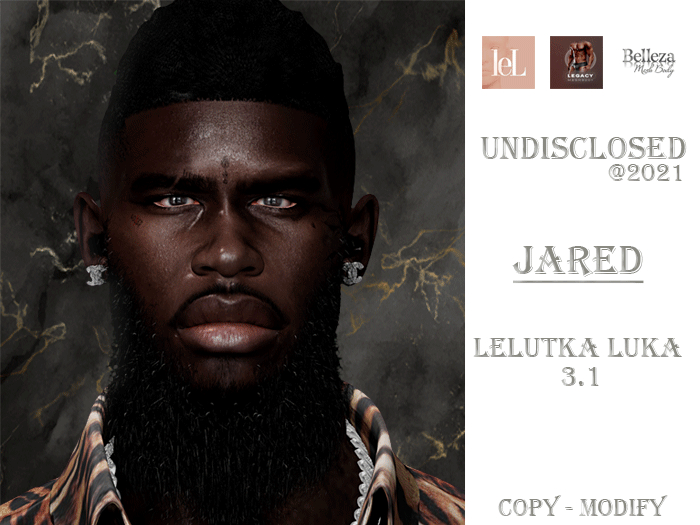 Second Life Marketplace - [Undisclosed] Jared Shape│Lelutka Luka 3.1