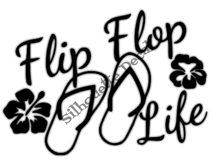 FlipFlop Life Decal