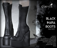 Corvus : Black Inara Boots