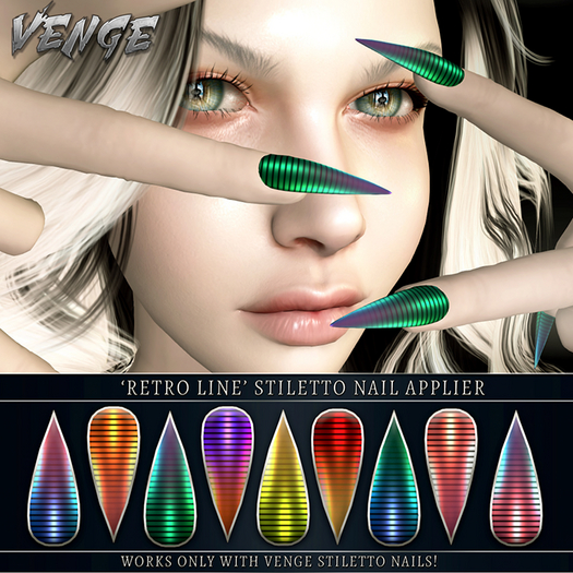 VENGE - 'Retro Line' Stiletto Nail Applier *Add Me*