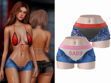 -[ vagrant ]- Madeline Shorts - Blue