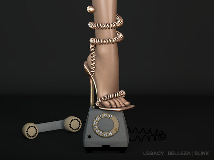 $NT Telephone Wire Sandals COPPER