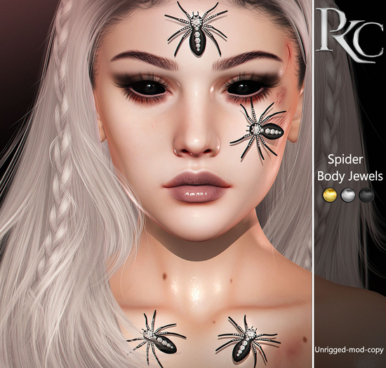 *PKC* Spider Body Jewels